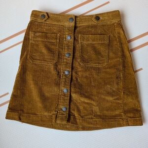 Madewell Corduroy Skirt